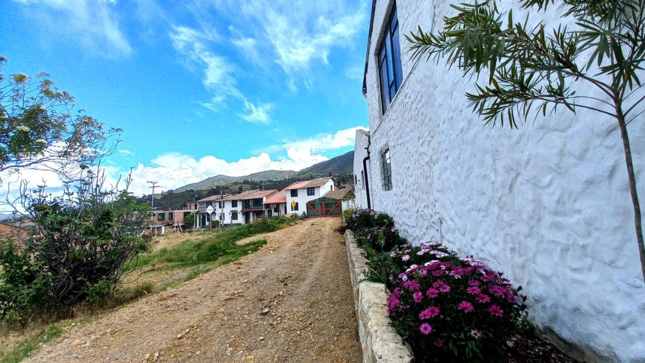 Hospedaje Y Camping Del Rio Monguí Eksteriør billede