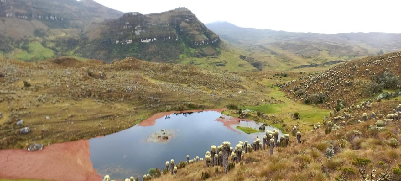 Hospedaje Y Camping Del Rio Monguí Eksteriør billede