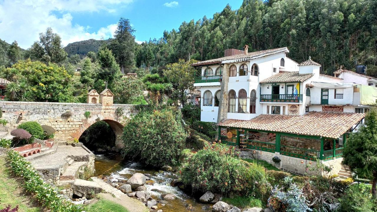 Hospedaje Y Camping Del Rio Monguí Eksteriør billede